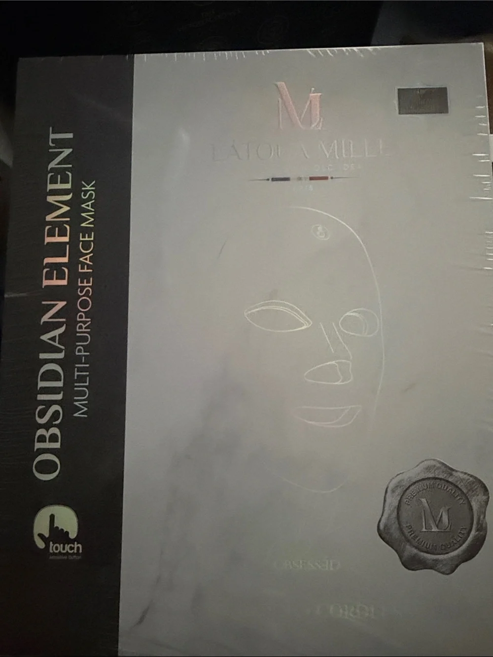 Obsidian Element Multi-Purpose Face Mask - Black